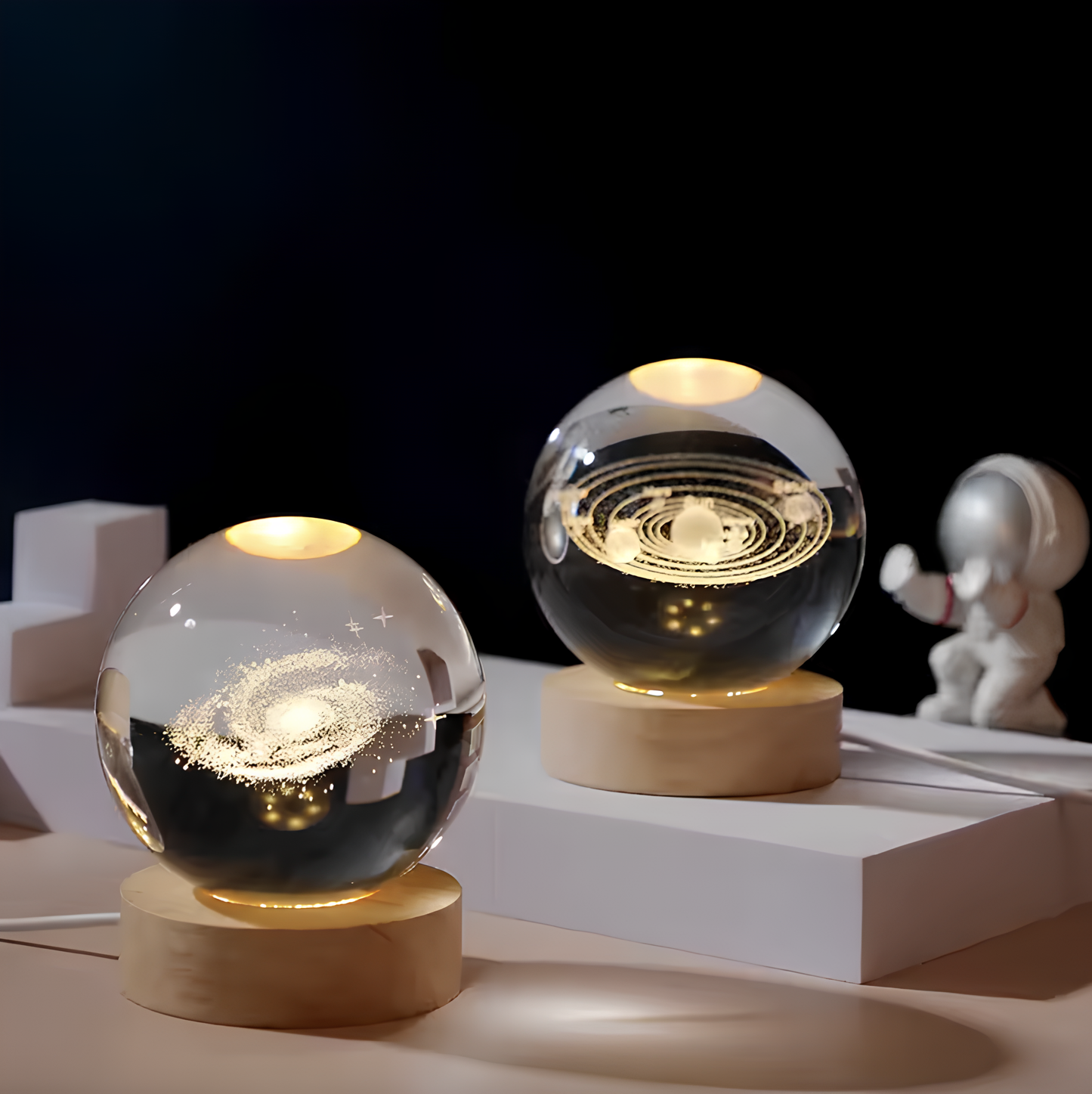 Veilleuse Boule de Cristal LED